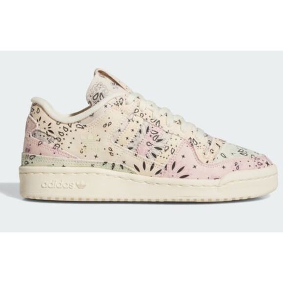 NEW ADIDAS ORIGINALS Forum 84 Low CL Pastel Paisley Women's US 6.5 - Picture 1 of 10